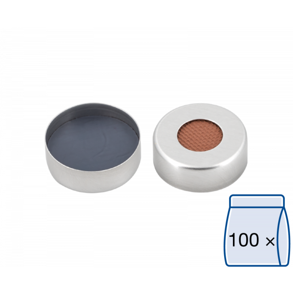 Crimp cap for N20 vial Butyl/PTFE 3.0 mm septum