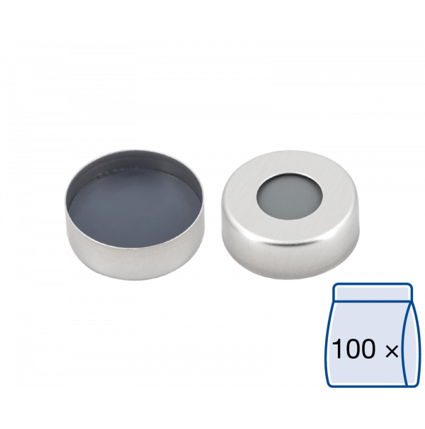Crimp cap for N20 vial Butyl/PTFE 3.0 mm septum
