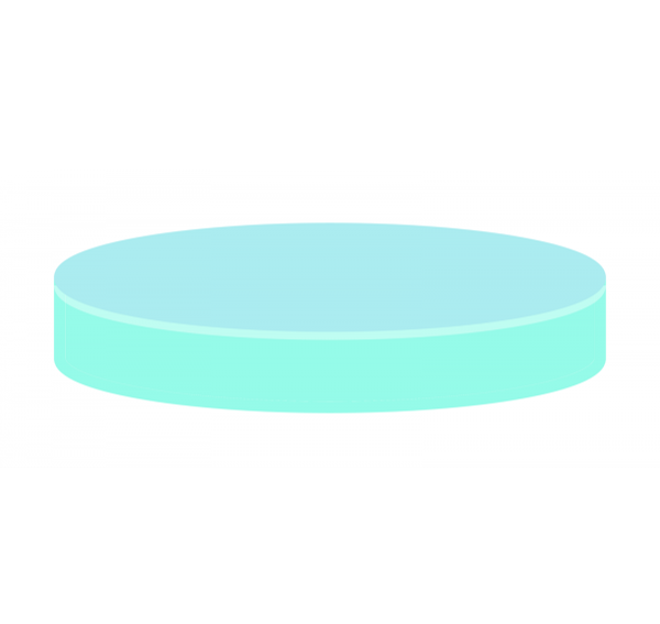 Septum for N20 crimp cap Silicone/PTFE 3.0 mm