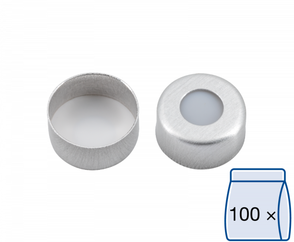 Crimp cap for N11 vial PTFE 0.25 mm septum