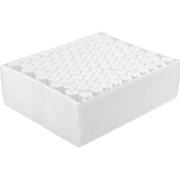 Pack w/100 pcs. N24 vials for screw caps no. 702021 assembled wi...