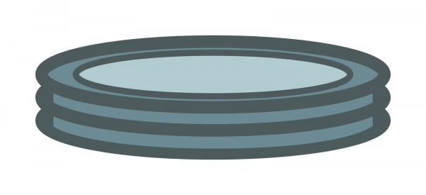 Crimp låg til N20 vial magnetisk Butyl/PTFE 3,0 mm septum