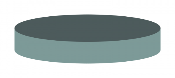 Crimp låg til N20 vial magnetisk Butyl/PTFE 3,0 mm septum