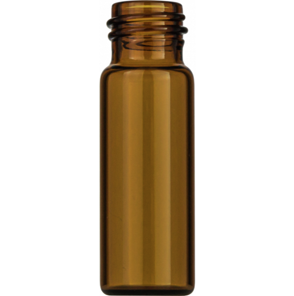 N13 vial for screw cap 4 ml 14.75 x 45 mm amber glass