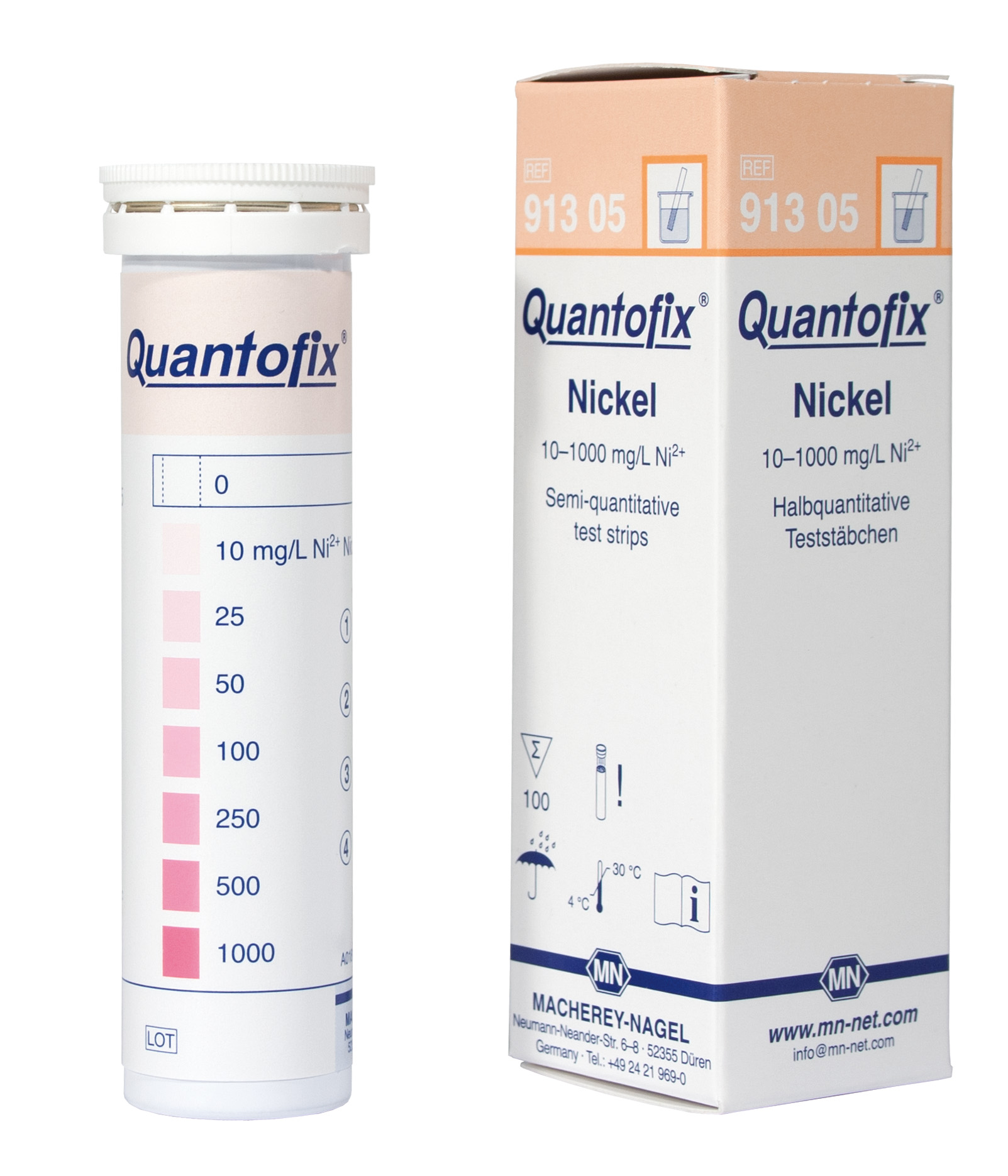 QUANTOFIX test strips Nickel