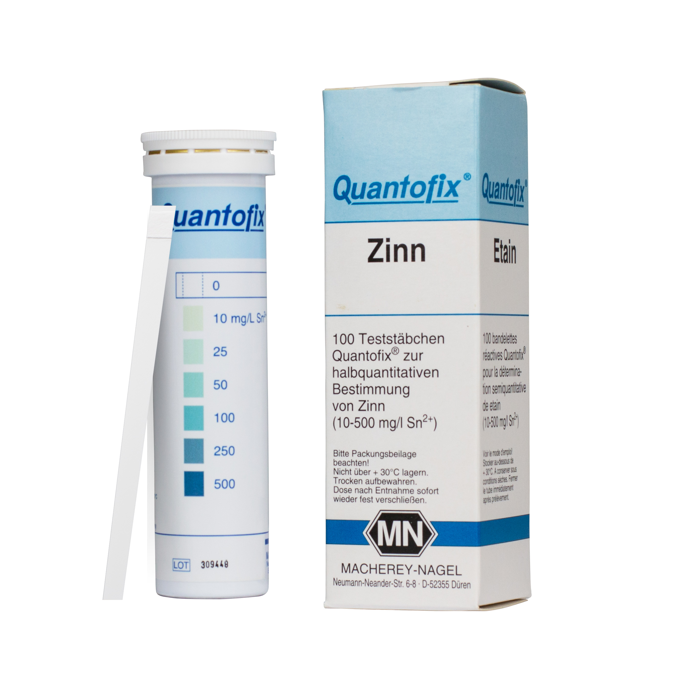 QUANTOFIX test strips Tin