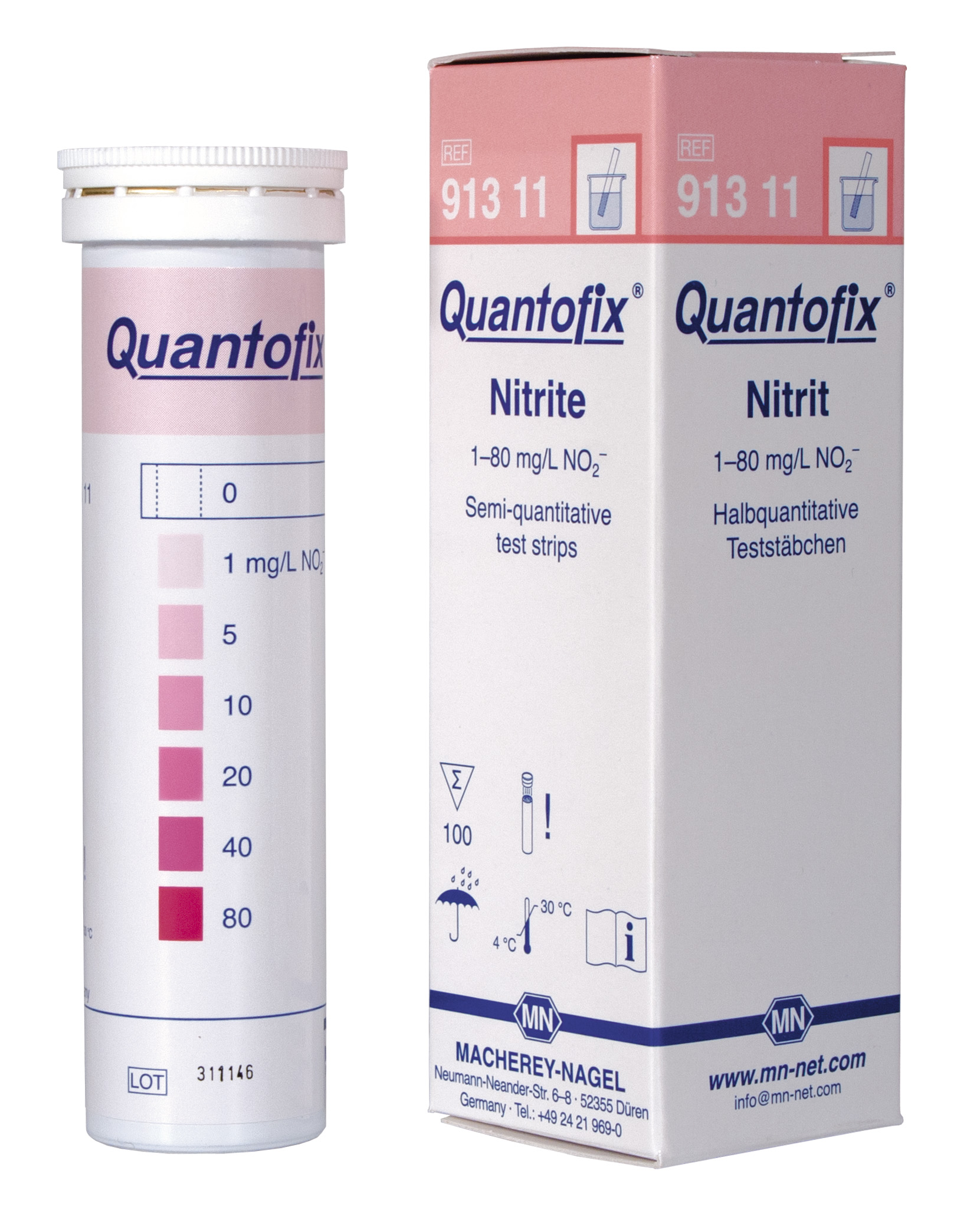 QUANTOFIX test strips Nitrite