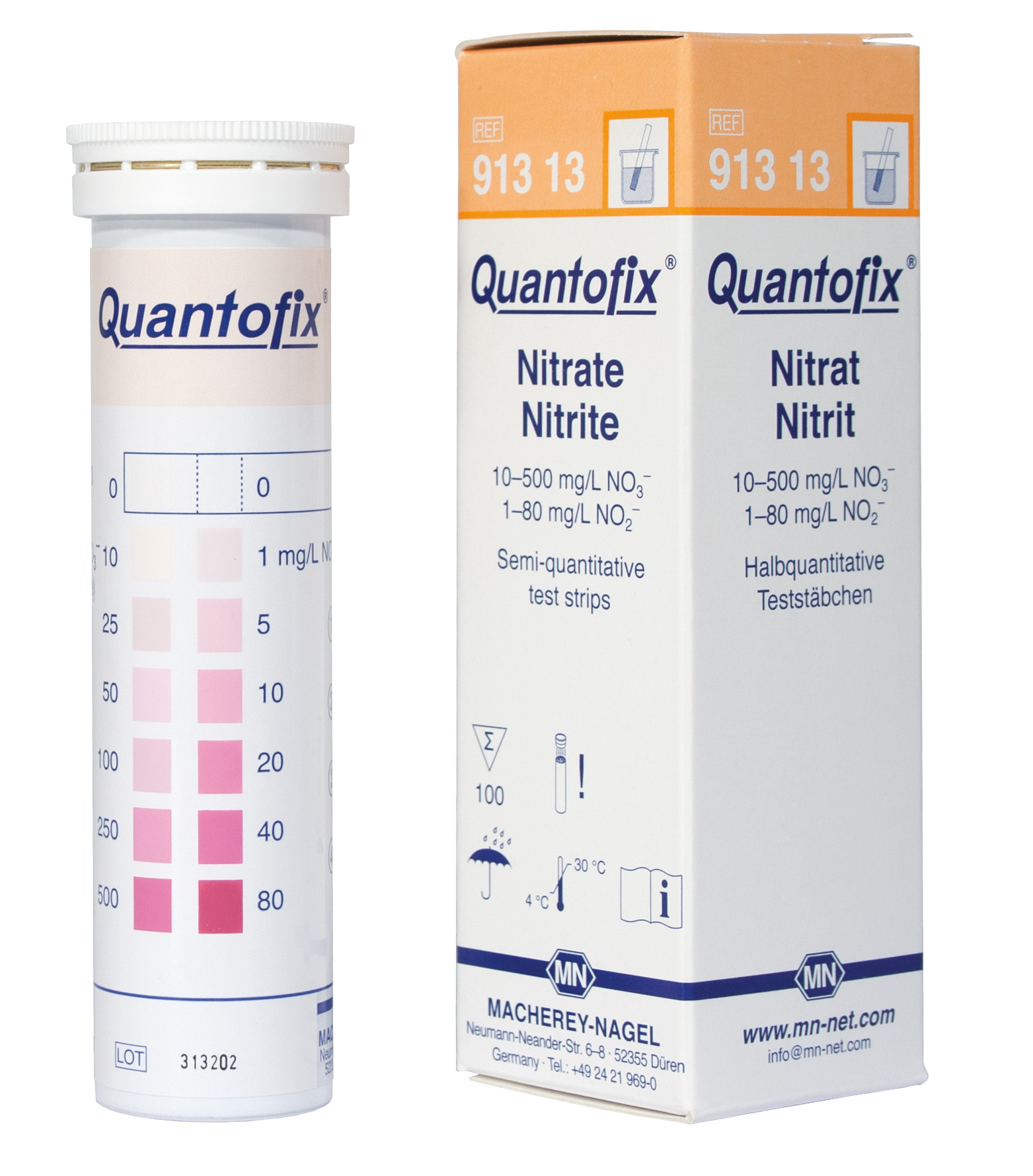 QUANTOFIX test strips Nitrate/Nitrite