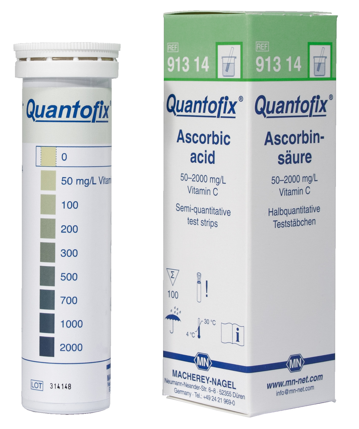 QUANTOFIX test strips Ascorbic acid