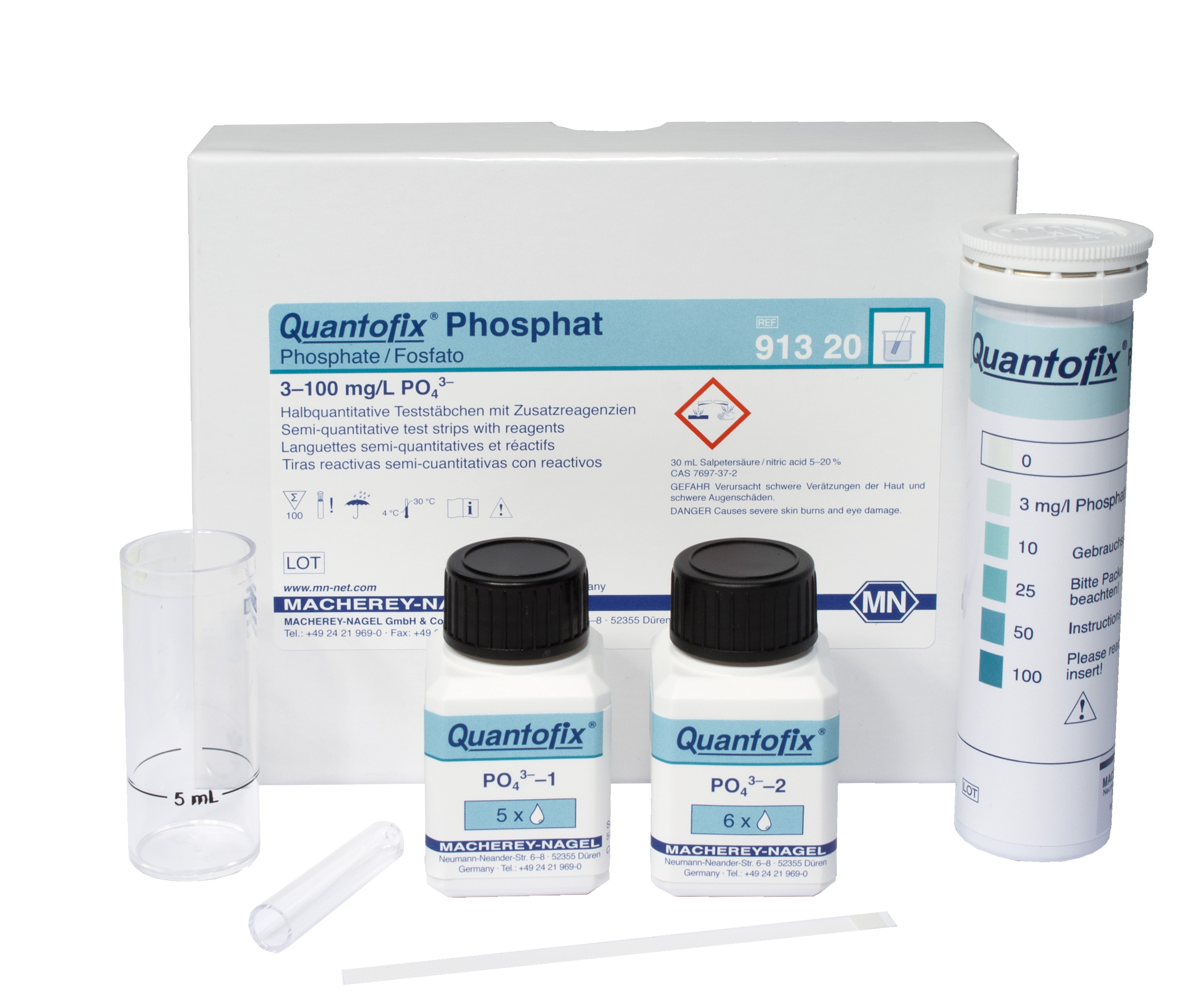 QUANTOFIX test strips Phosphate