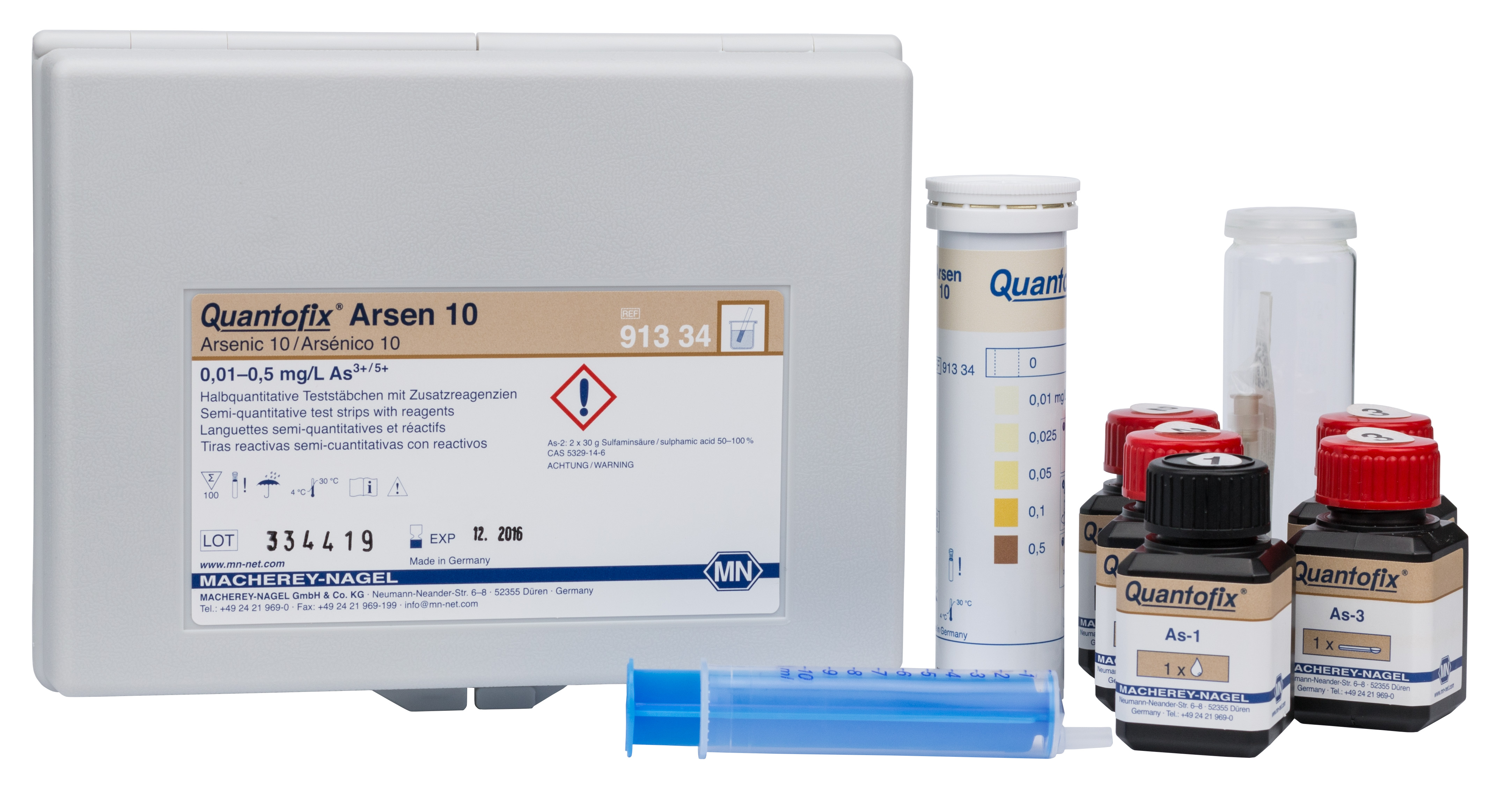 QUANTOFIX test strips Arsenic 10