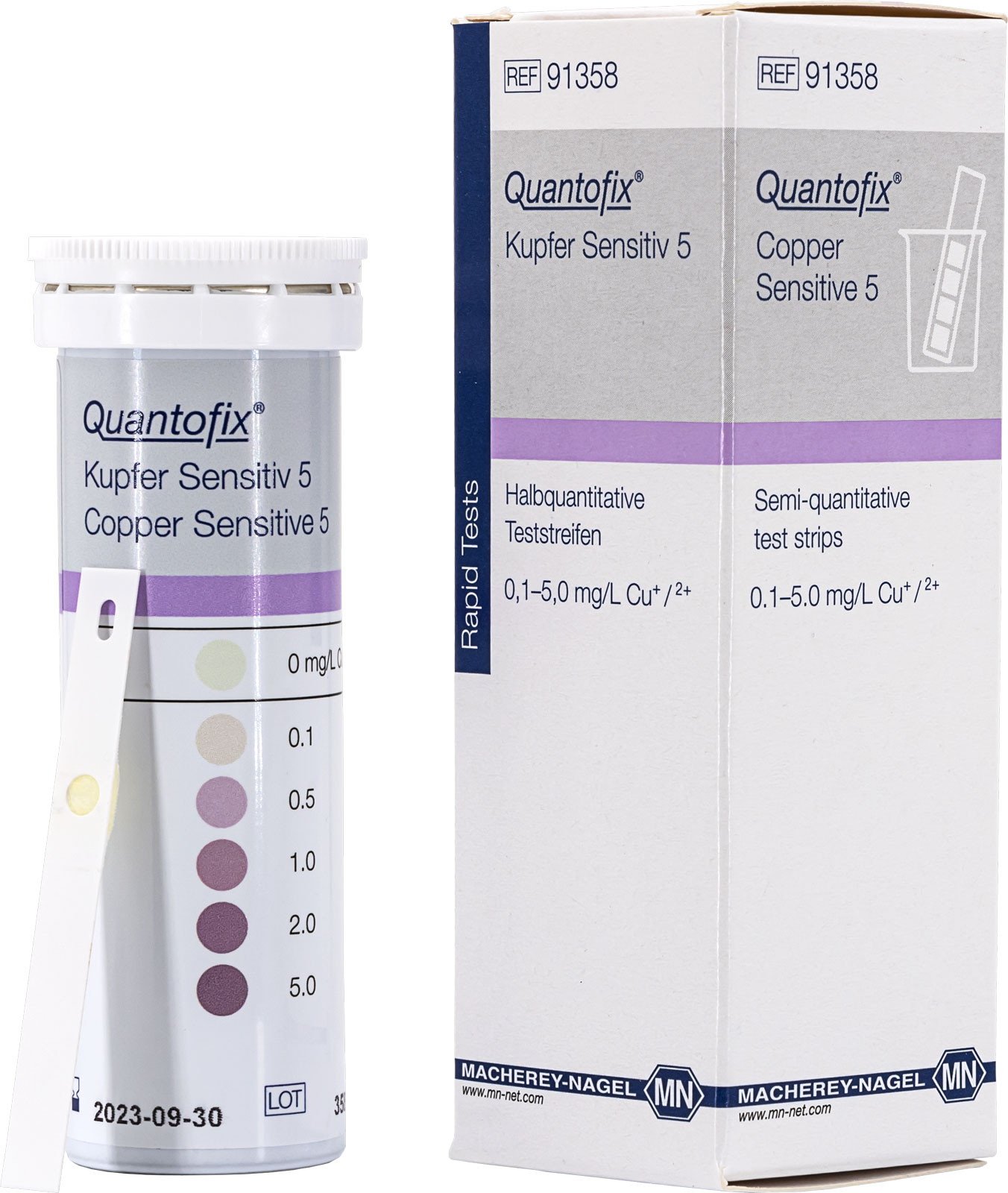 QUANTOFIX® test strips Copper Sensitive 5