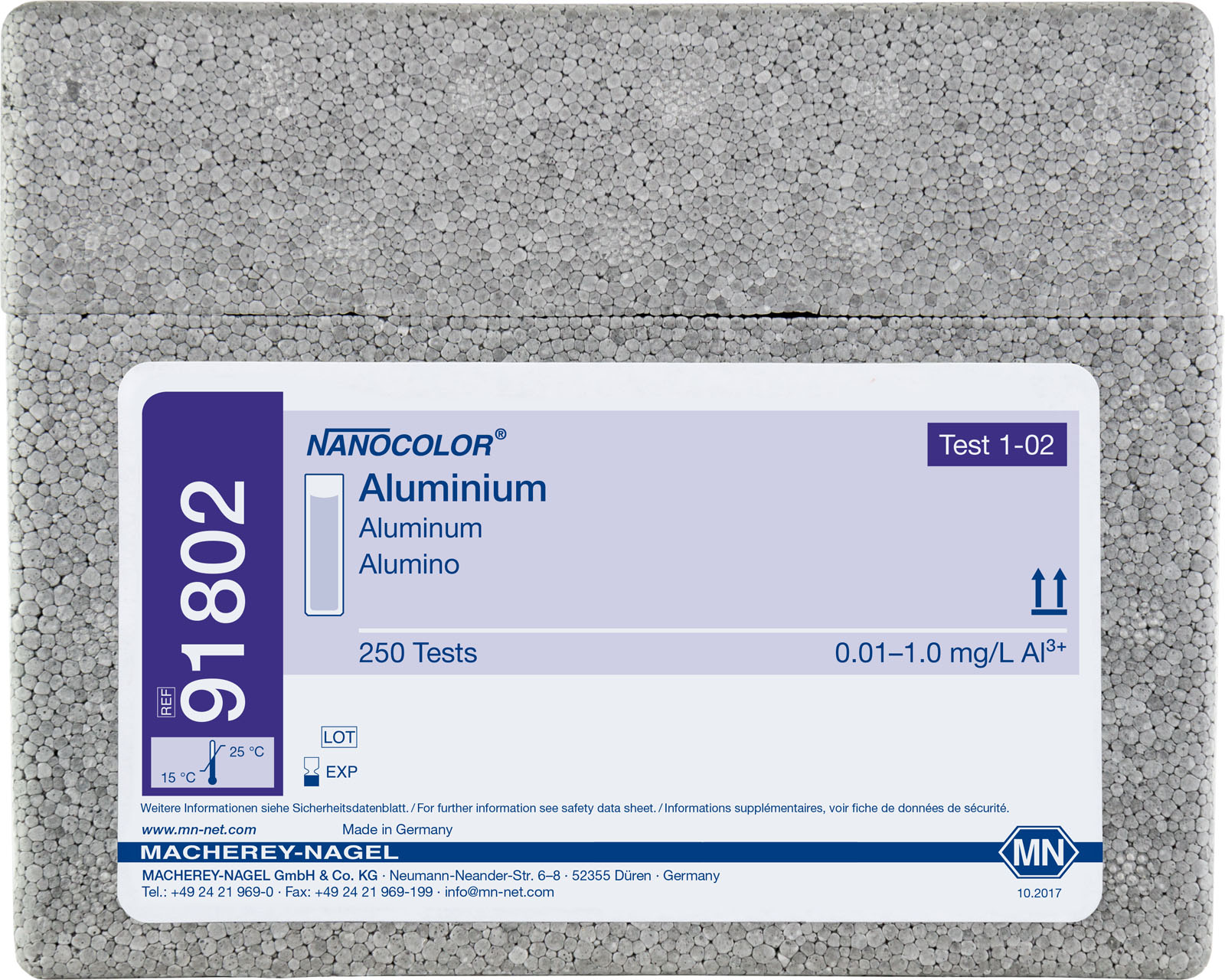 NANO Standard tests Aluminum for 250 analyses