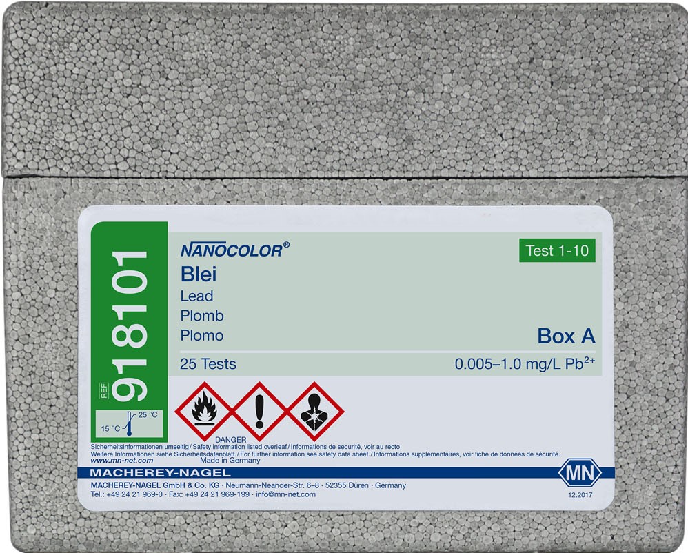 NANOCOLOR standard test Lead for 100 analyses