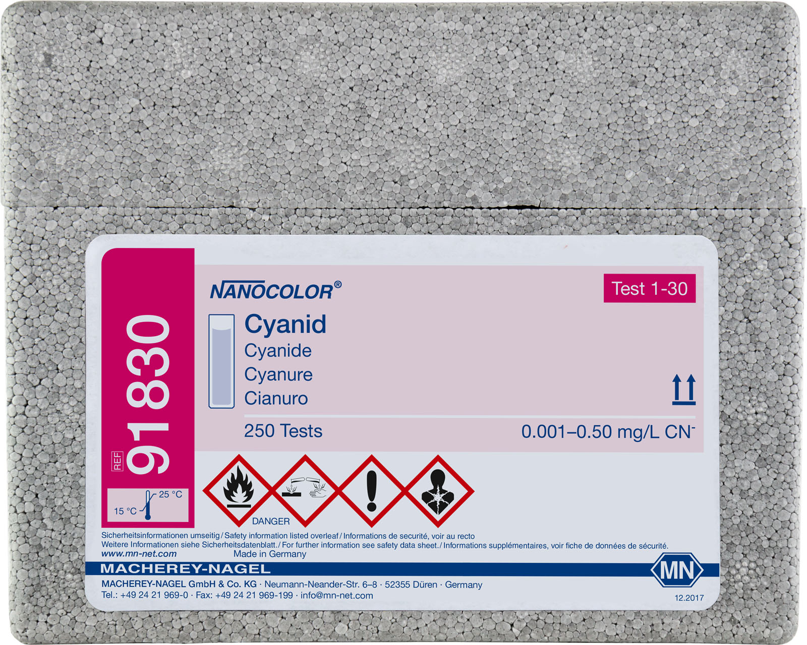 NANO Standard tests Cyanide for 250 analyses