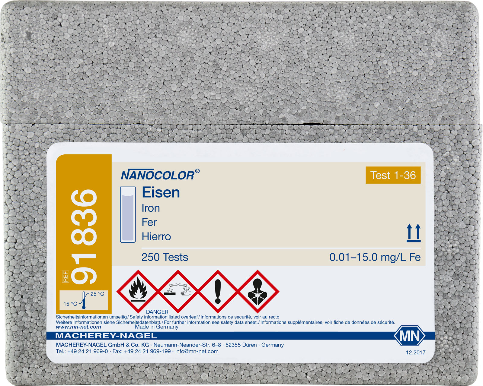 NANOCOLOR standard test Jern til 100-250 analyser