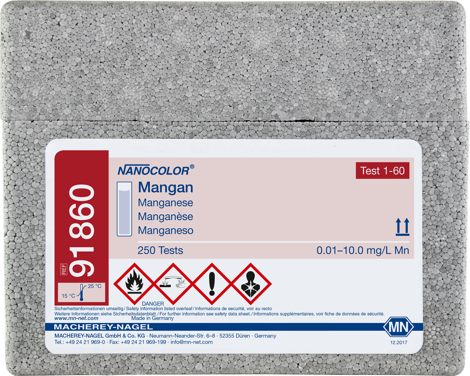 NANOCOLOR standard test Mangan til max. 250 analyser