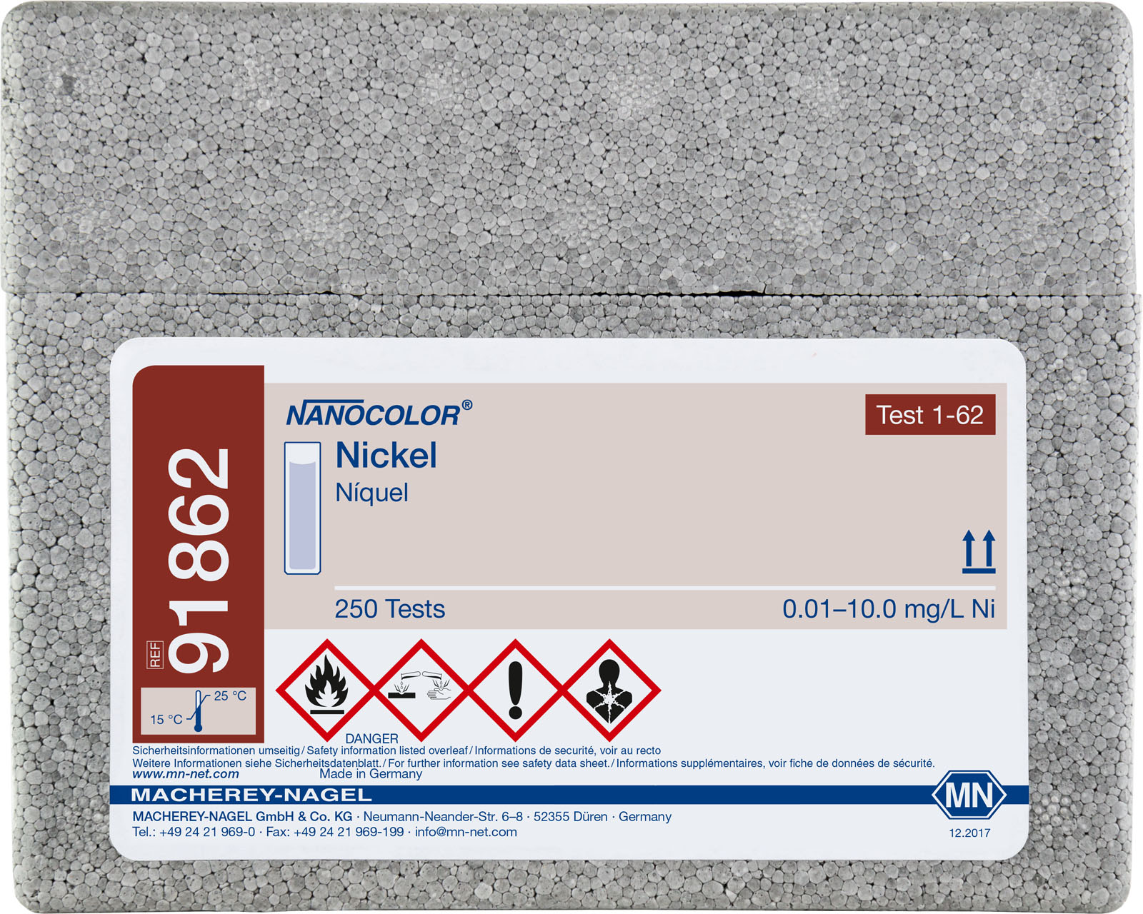 NANOCOLOR standard test Nickel til max. 250 analyser