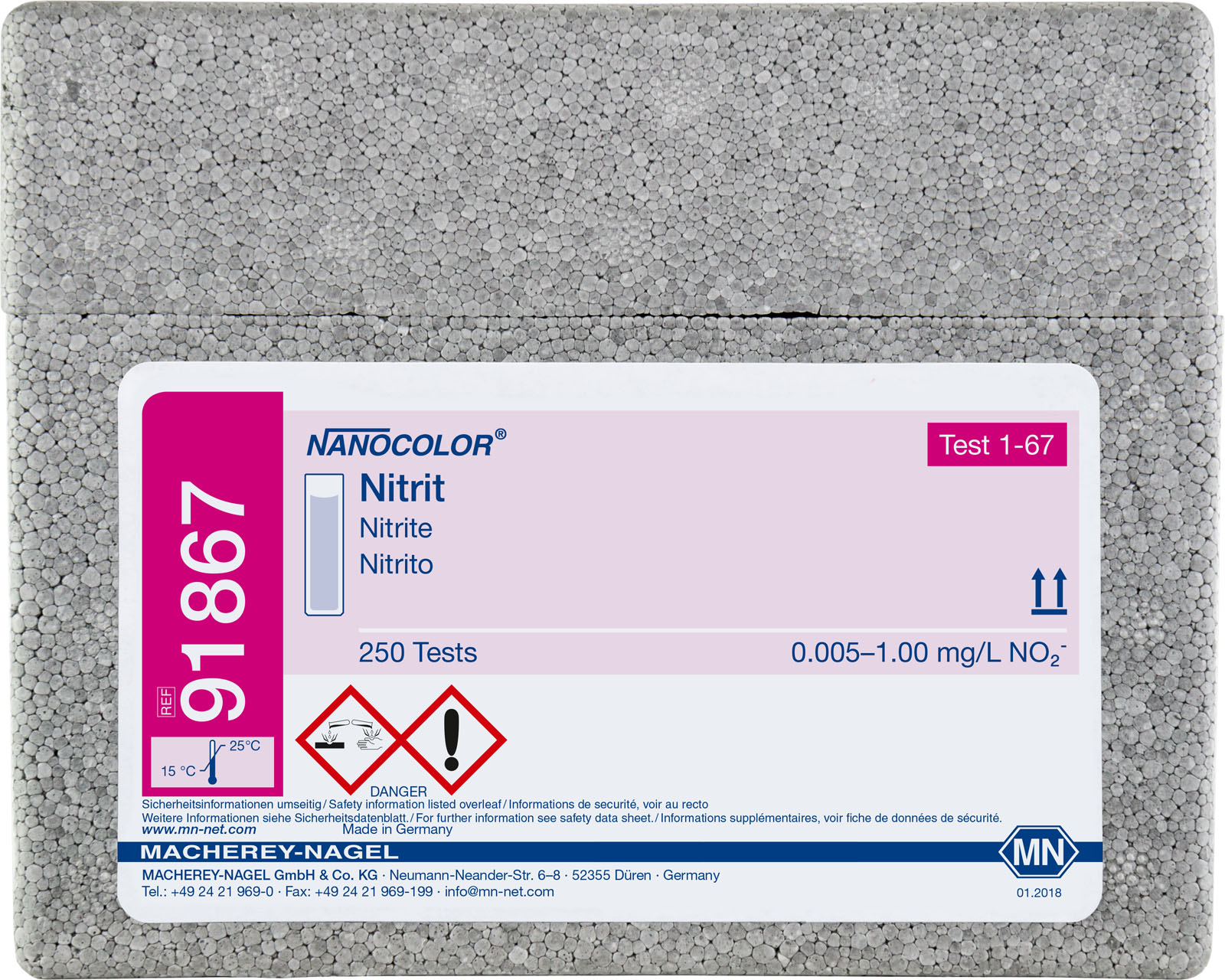 NANOCOLOR Nitrite 0.002-0.30 mg/L NO2-N