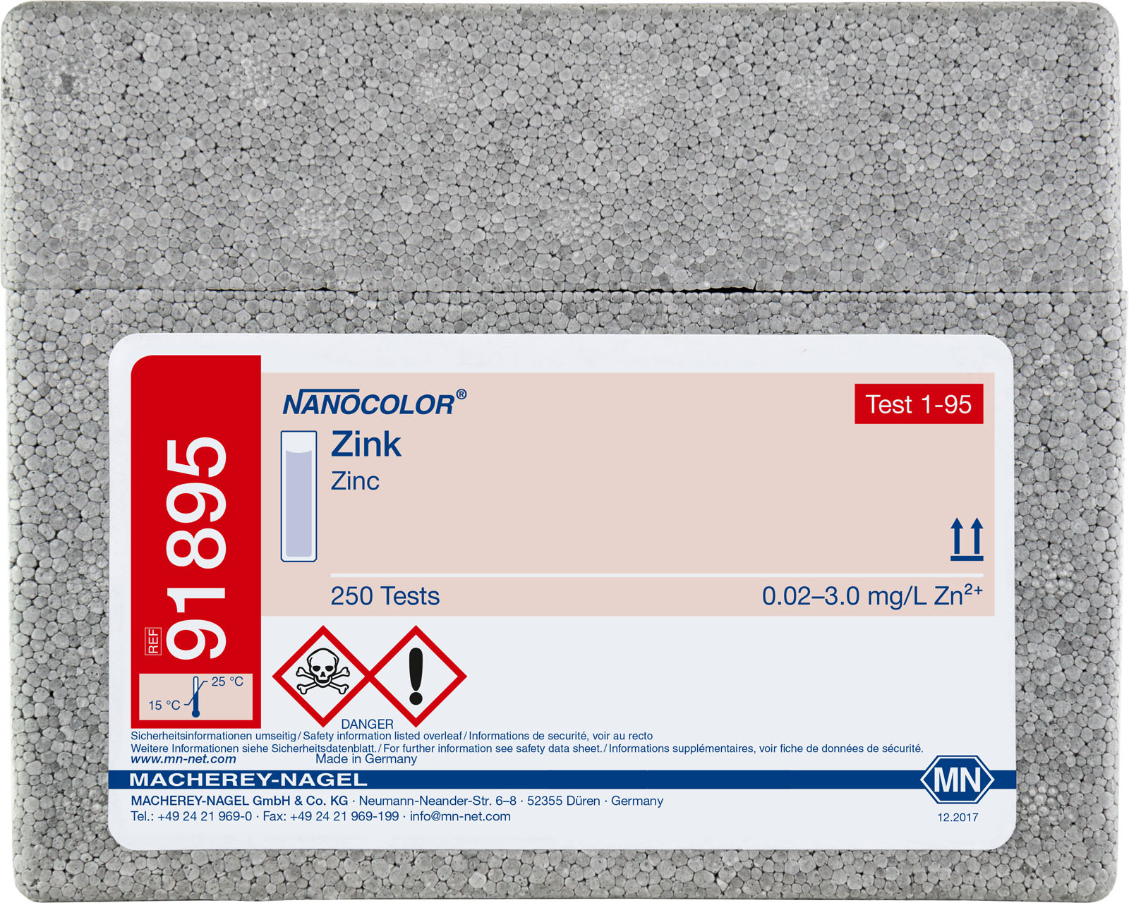 NANOCOLOR standard test Zink til max. 250 analyser