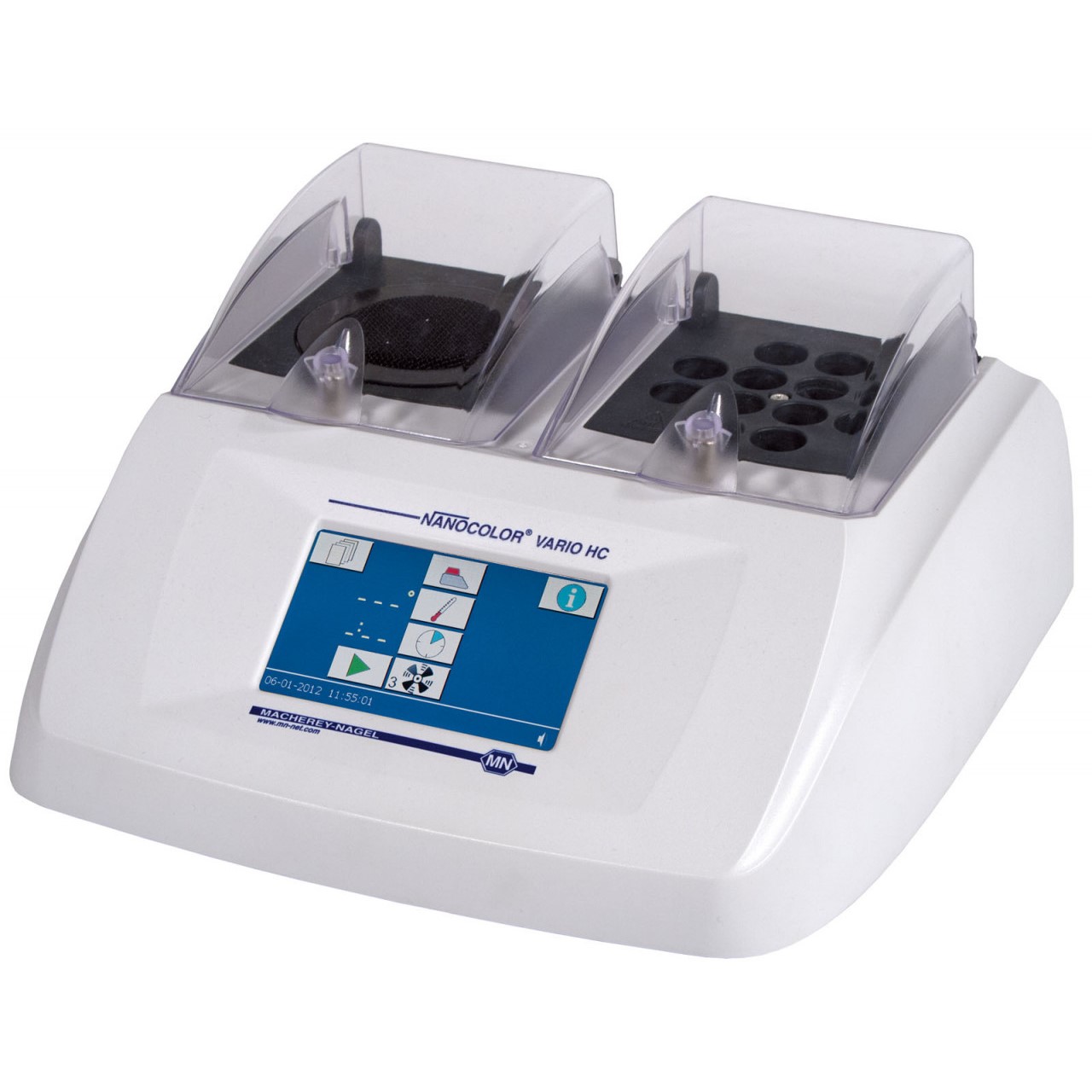 Heating block 12 holes cooled