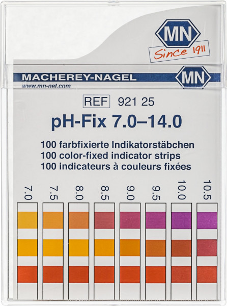 pH-Fix indicator sticks pH 7.0 - 14.0 6 x 85 mm