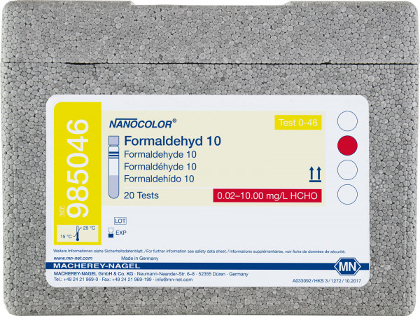 NANO Formaldehyde 10 0.20-10.00mg/l