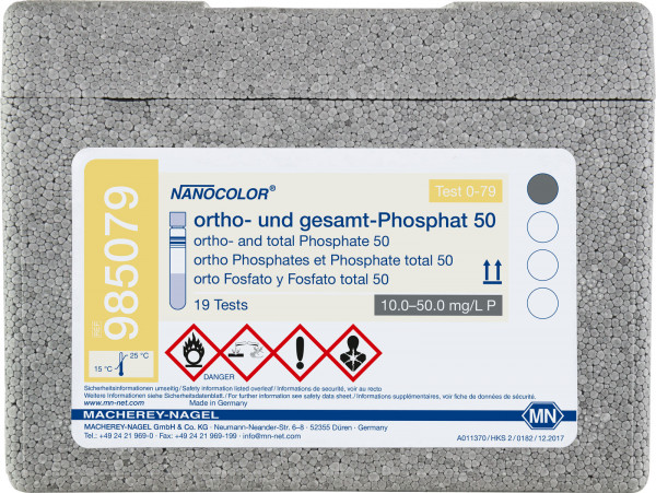 NANOCOLOR Ortho and total fosfat 10-50mg/l