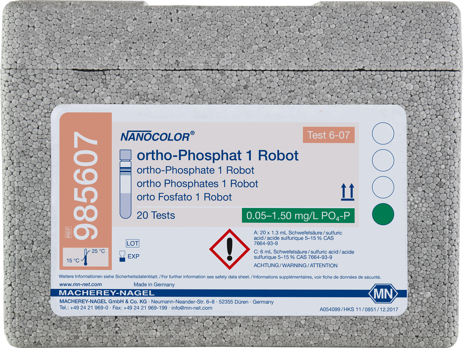 NANOCOLOR robot ortho Phosphate 1 Robot 0.05-1.50 mg/L P