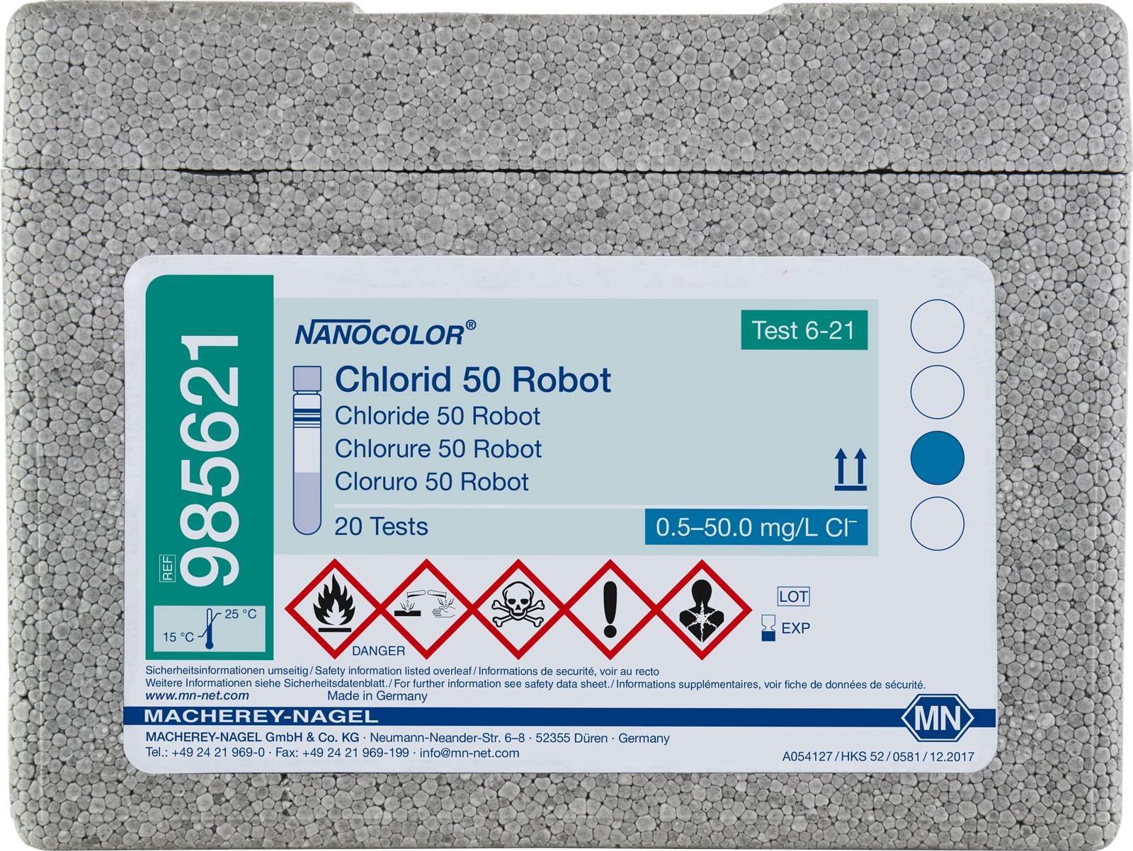NANOCOLOR robot Chloride 50 til Robot 0.5-50.0 mg/L Cl-