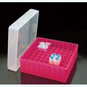 Box PP for 81 pcs. micro tubes - green