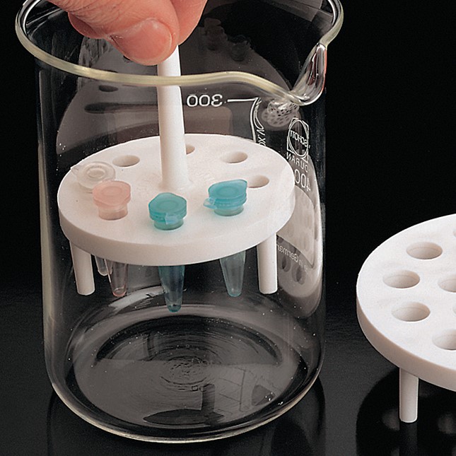 Incubation rack 8 places for 1.5 ml micro tubes. Diameter 66 mm