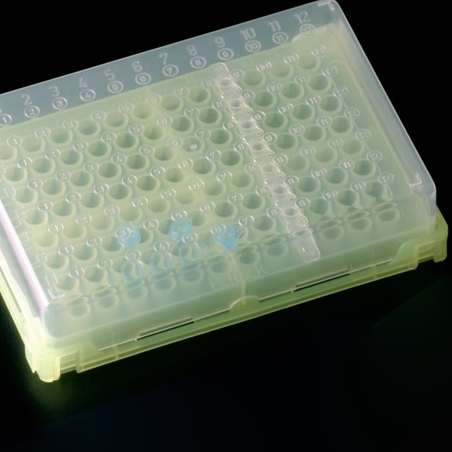 PCR rack PP - yellow