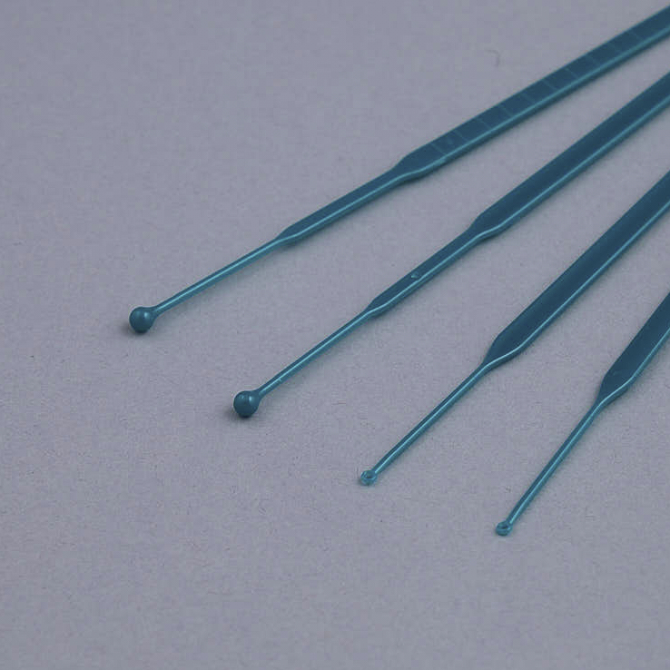 Inoculation loop 1 µl green PS sterile, spherical end